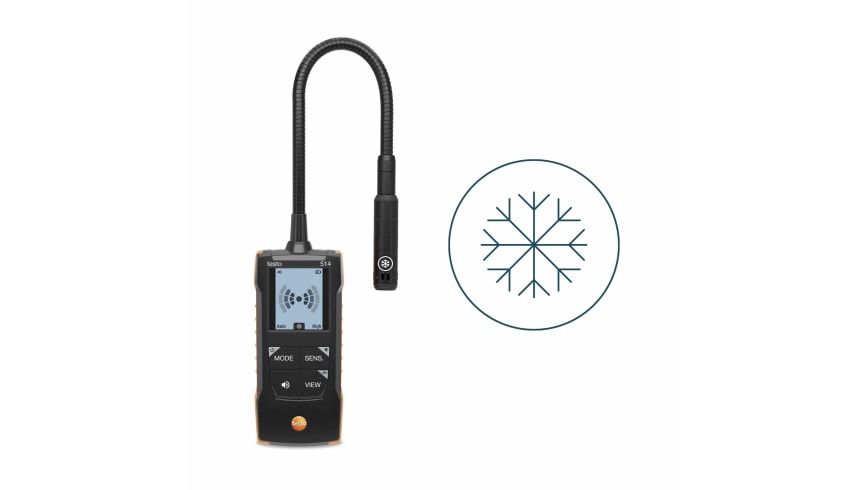Testo 514 - Detektor úniku chladív - Citlivosť 3 g/rok